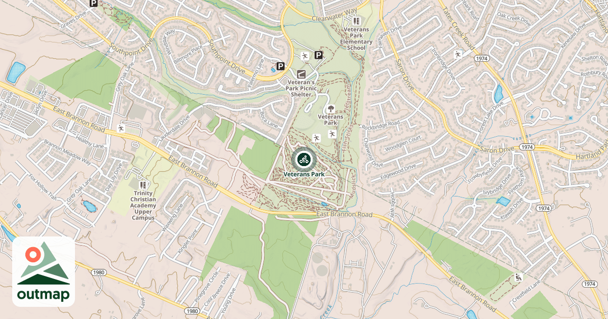 Map of Veterans Park
