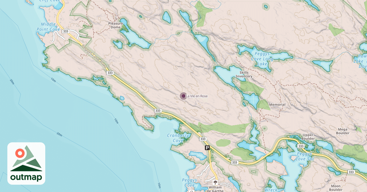Map of La Vie en Rose