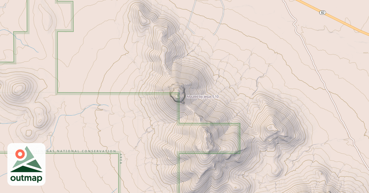 Map of Mauled by Jesus