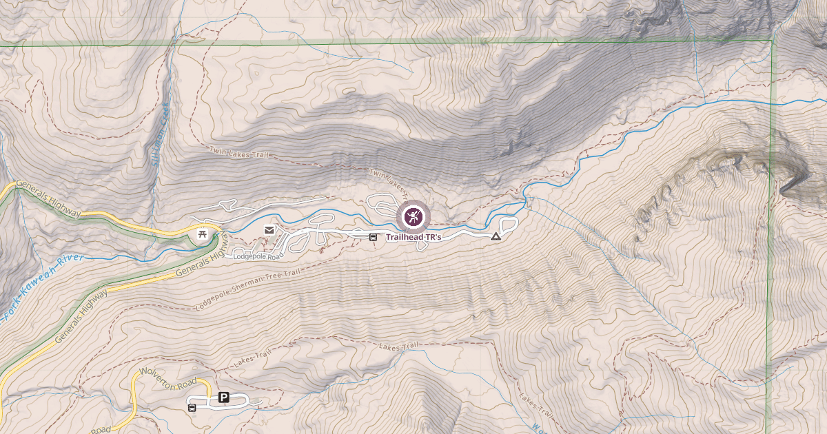 Map preview of Trailhead TR's