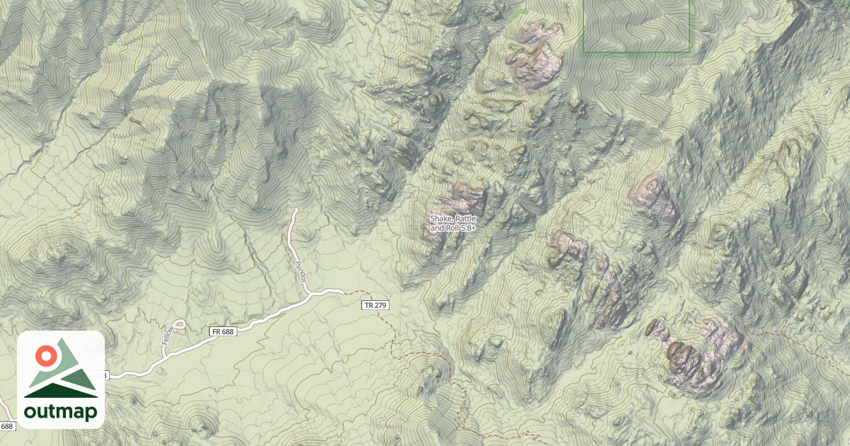 Map of Shake, Rattle and Roll