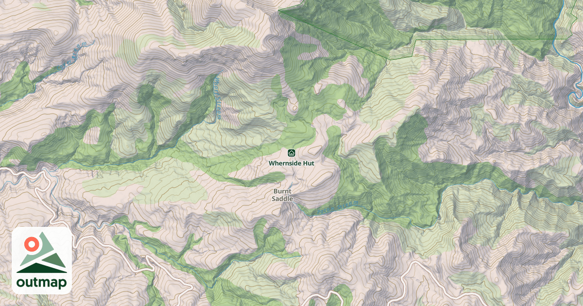Map of Whernside Hut