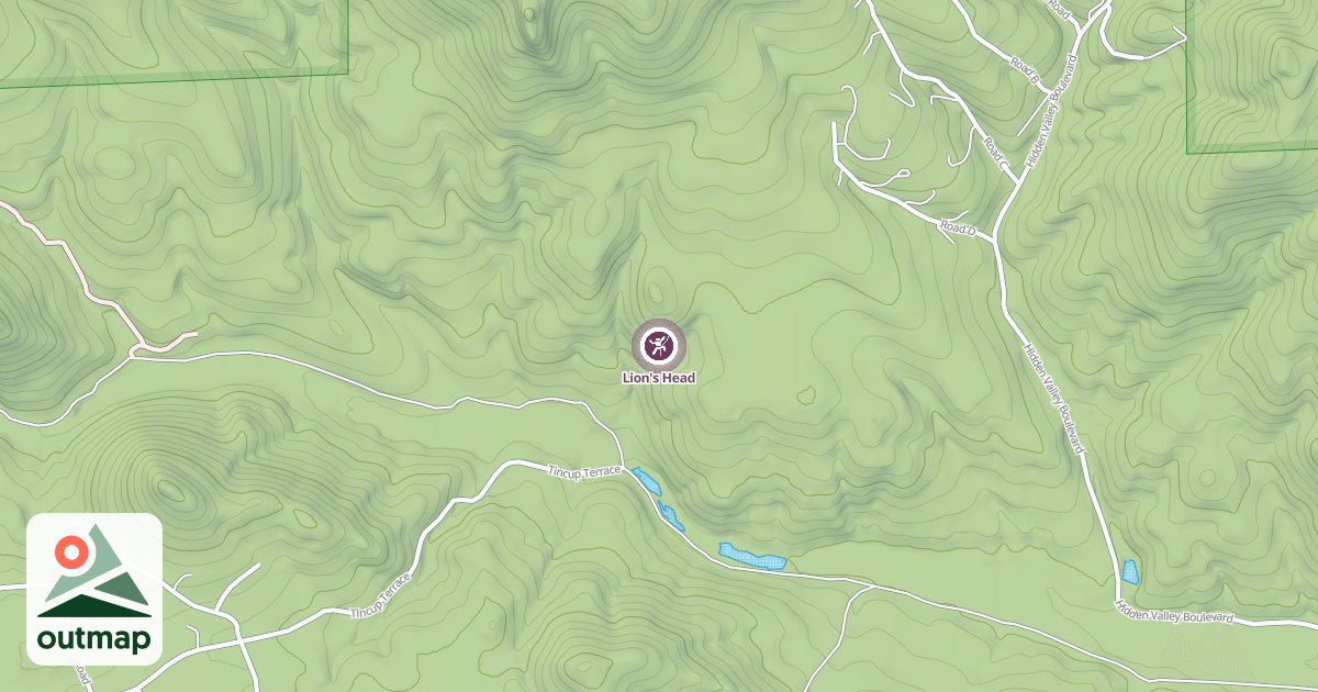 Map of Lion's Head