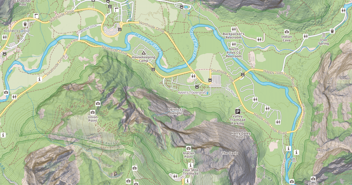 Map preview of Kevin's Traverse