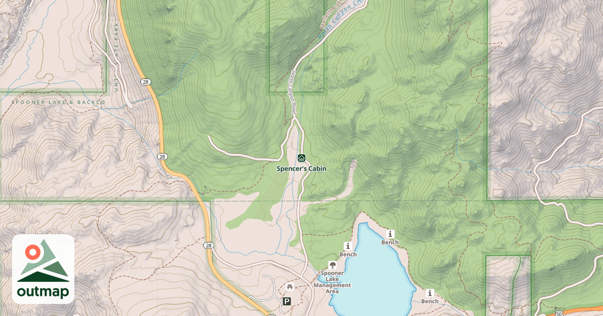 Map of Spencer's Cabin