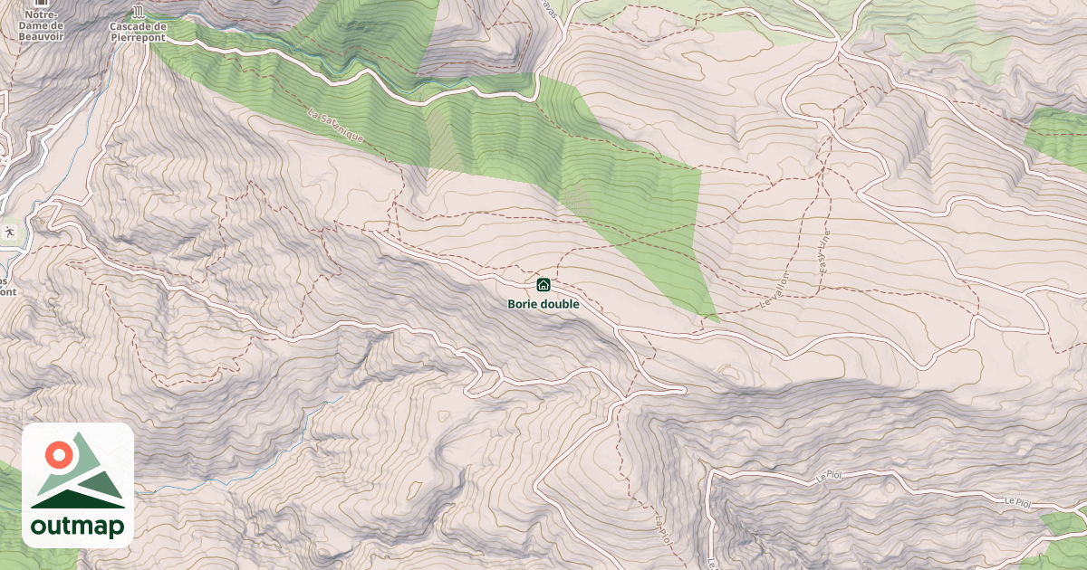 Map of Borie double