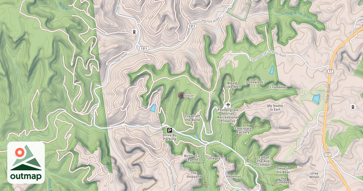Map of Beeper