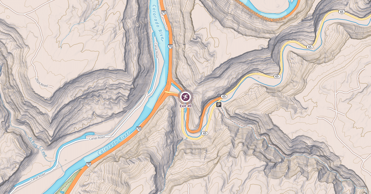 Map preview of Exit 49
