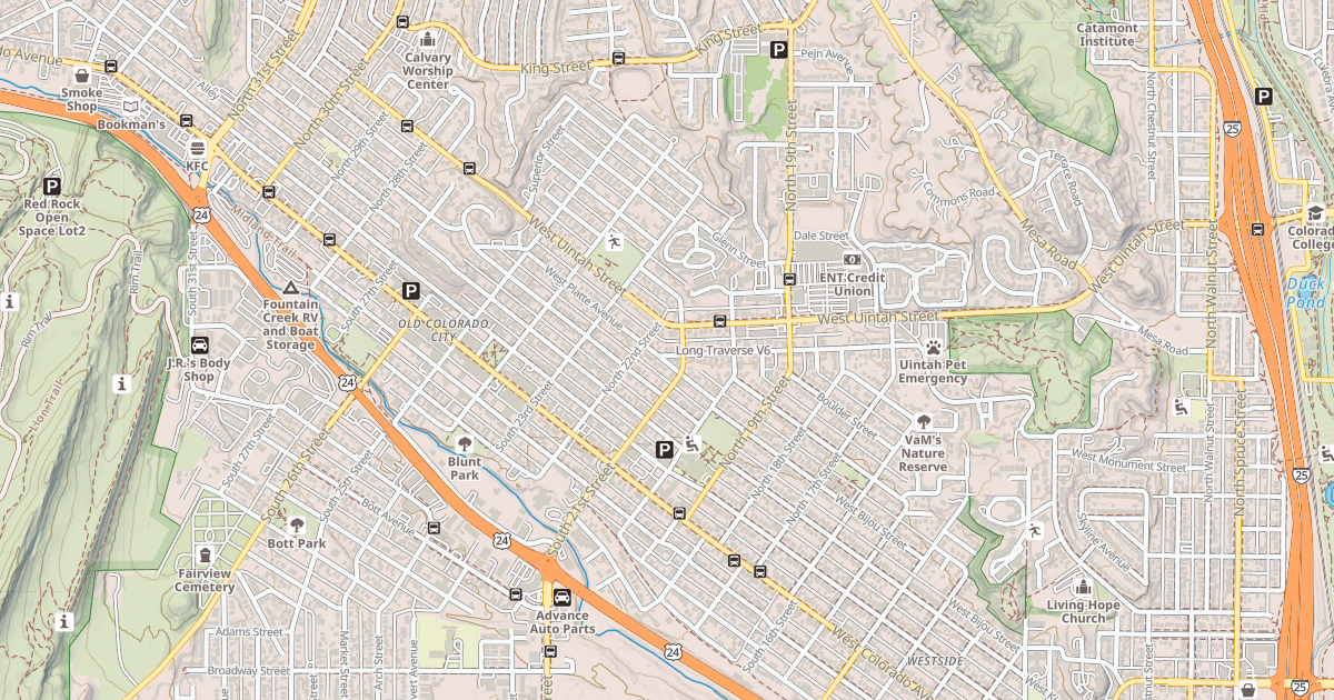 Map preview of Long Traverse