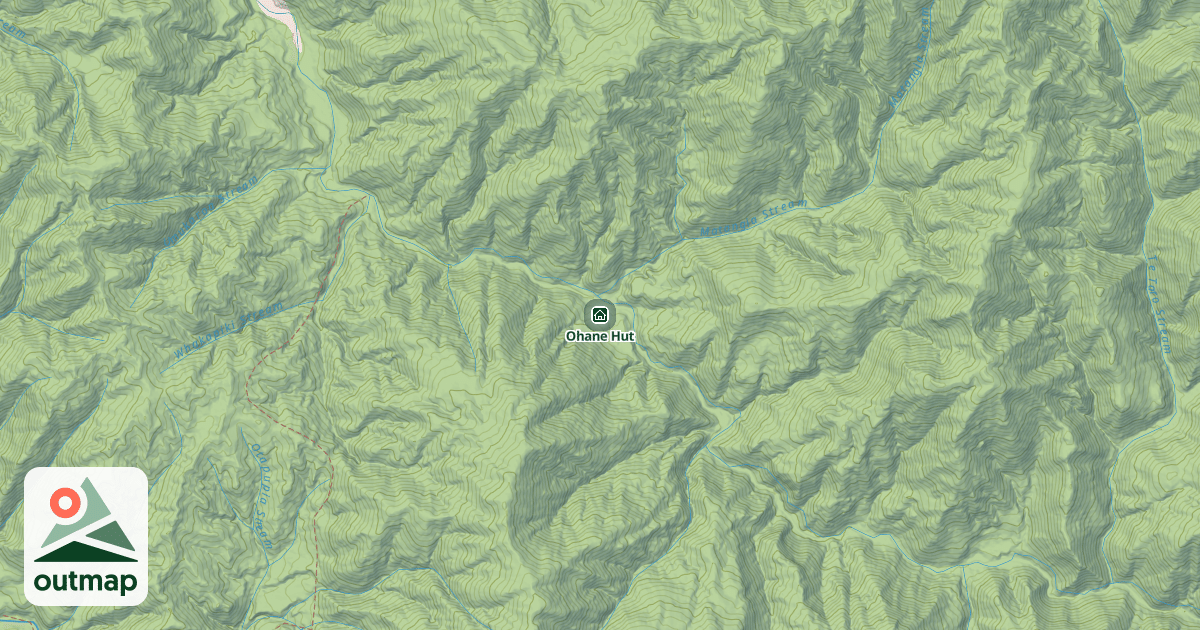Map of Ohane Hut