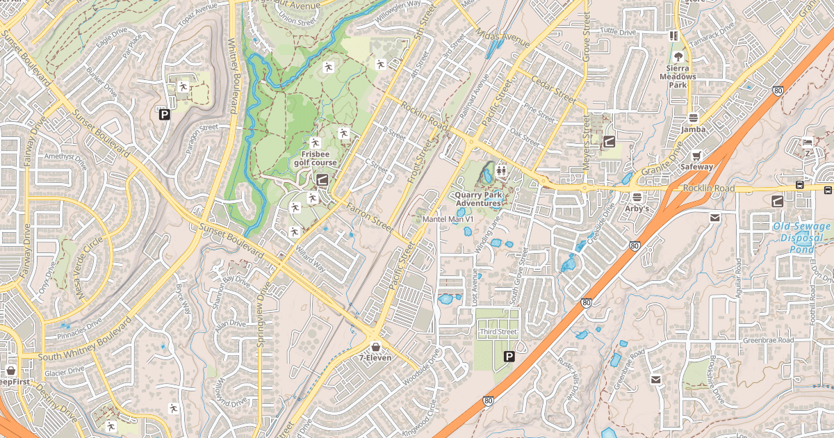 Map preview of Mantel Man