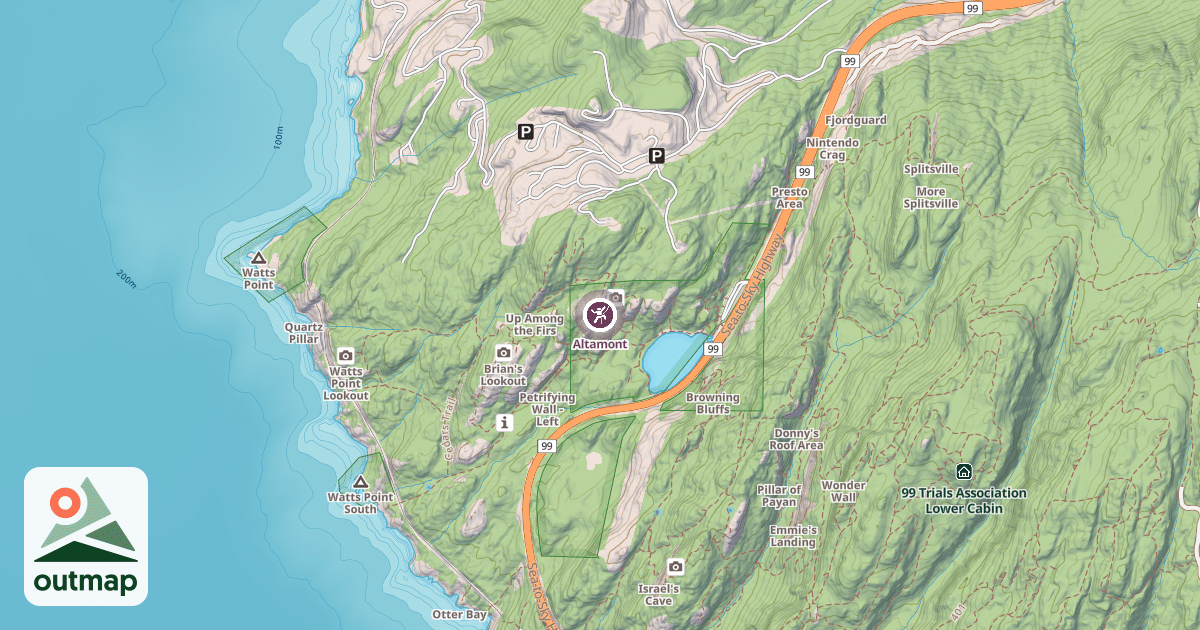 Map of Altamont