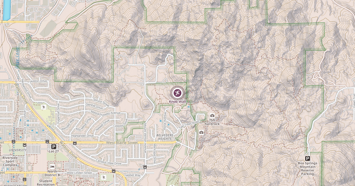 Map preview of Knob Wall