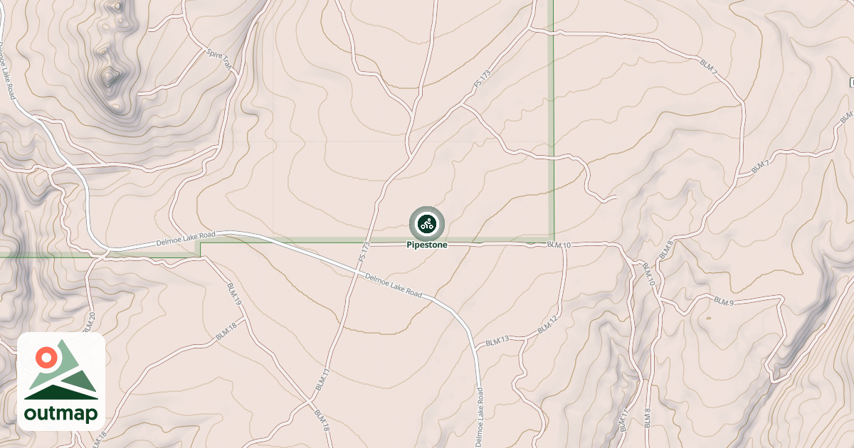Map of Pipestone