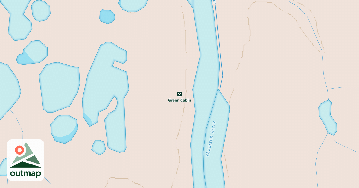 Map of Green Cabin
