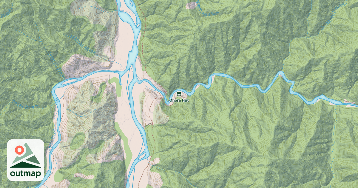 Map of Ohora Hut