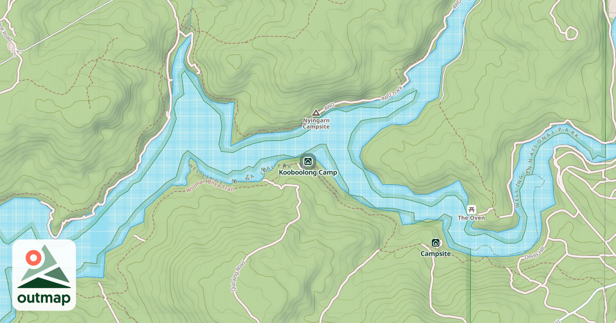 Map of Kooboolong Camp