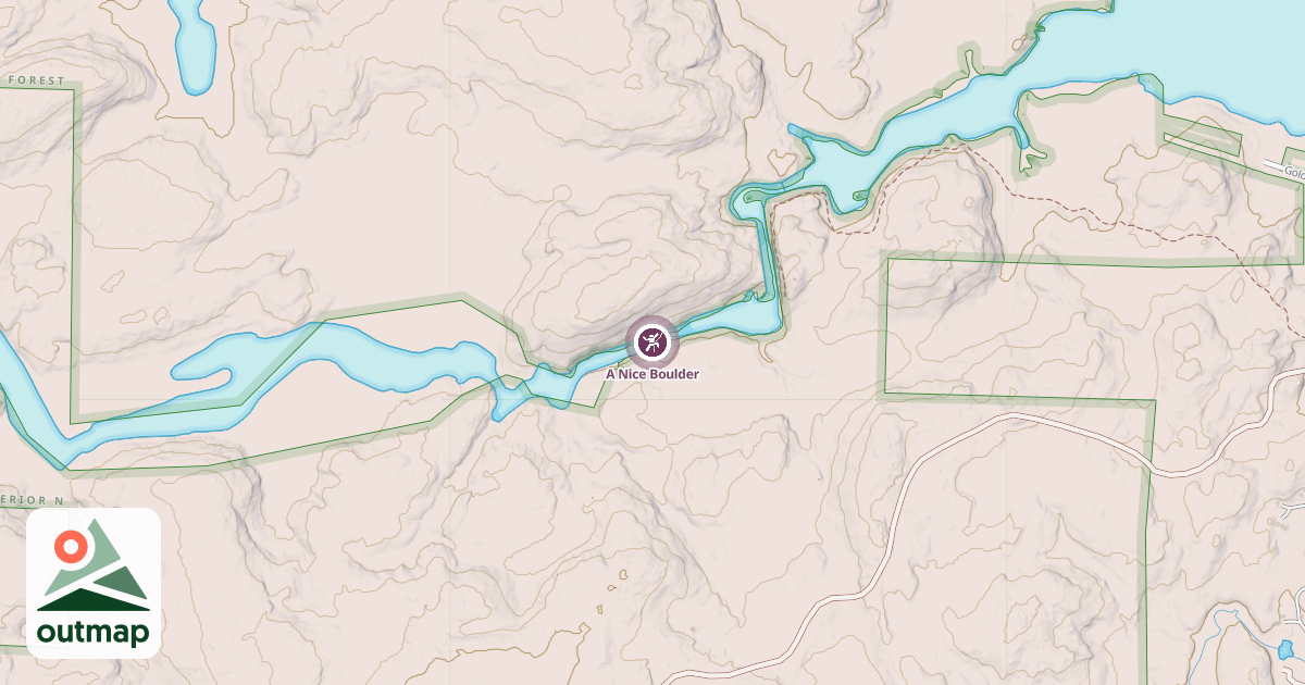 Map of A Nice Boulder