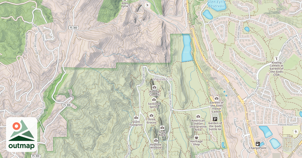 Map of Anaconda