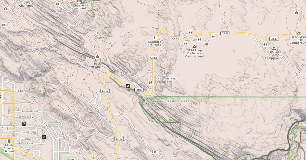 Map preview of Social Distancing Route
