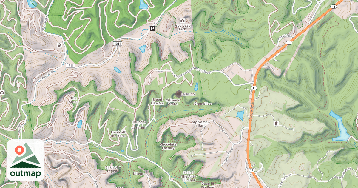 Map of False Idol