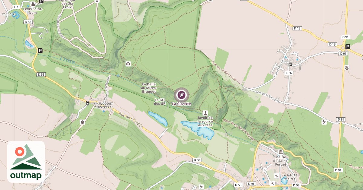 Map of La Cuvette