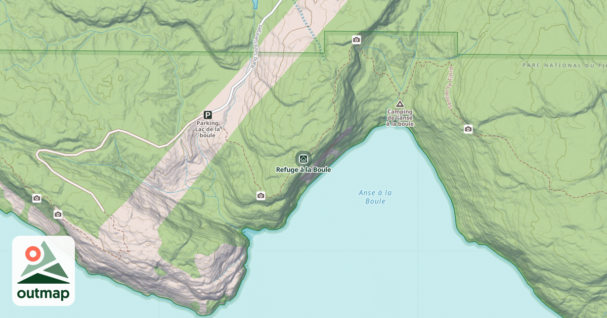 Map of Refuge à la Boule