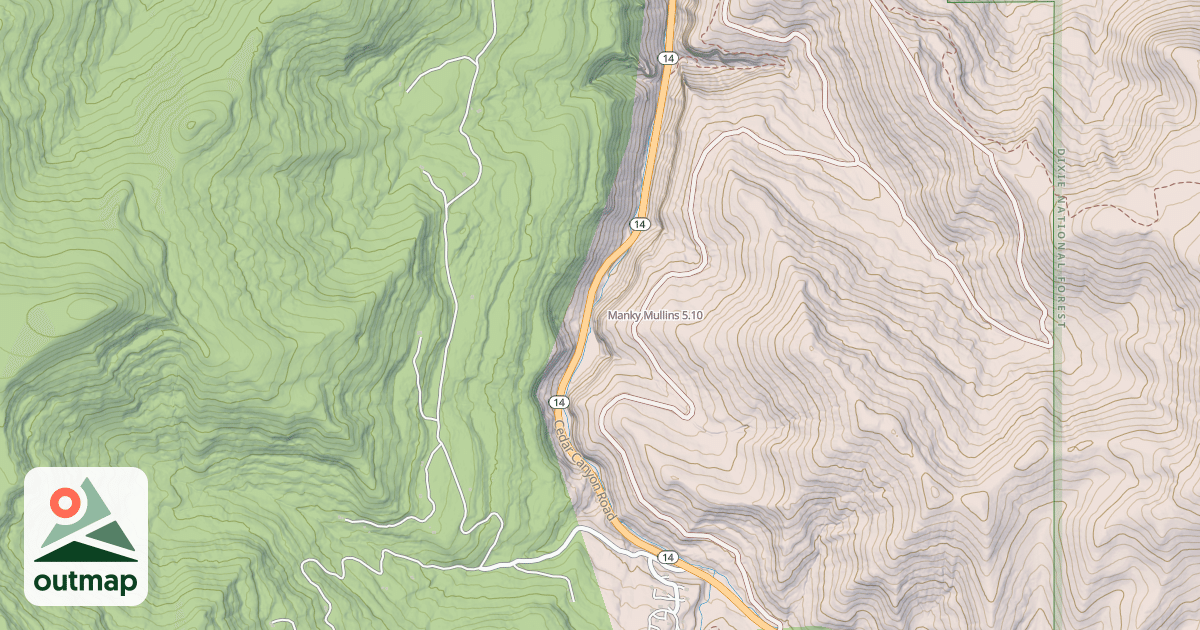 Map of Manky Mullins