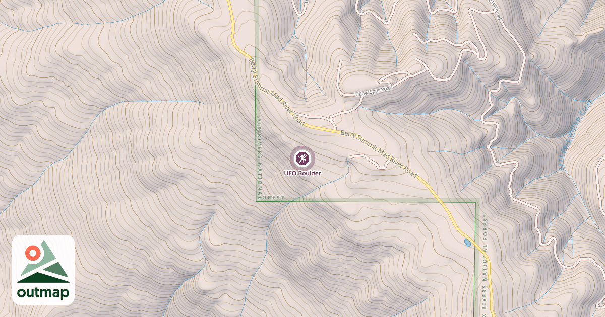 Map of UFO Boulder