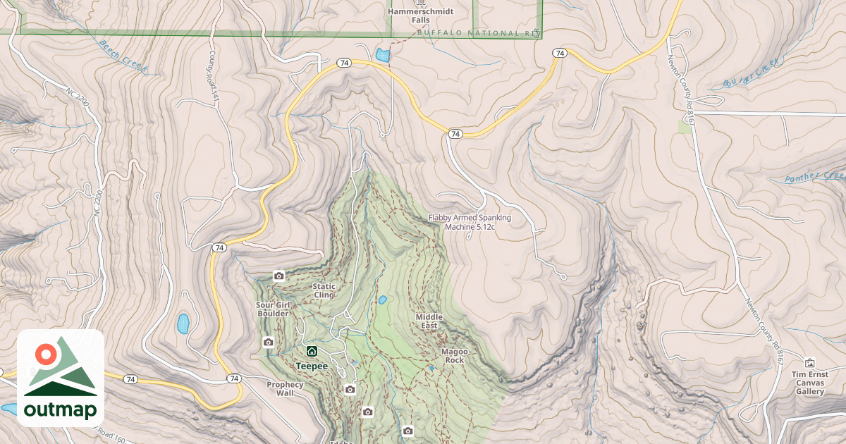 Map of Flabby Armed Spanking Machine