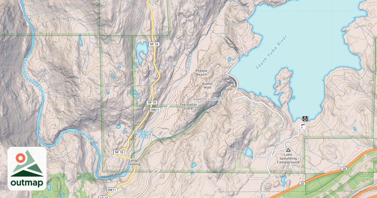 Map of Closed For Lunch