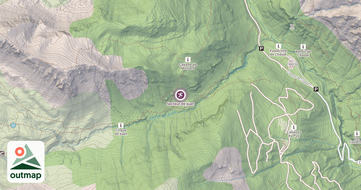 Map of Secteur de Juan