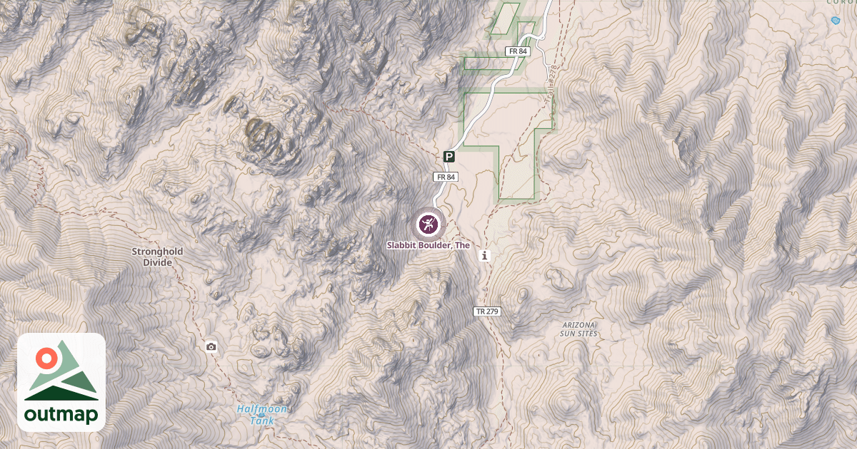 Map of Slabbit Boulder, The