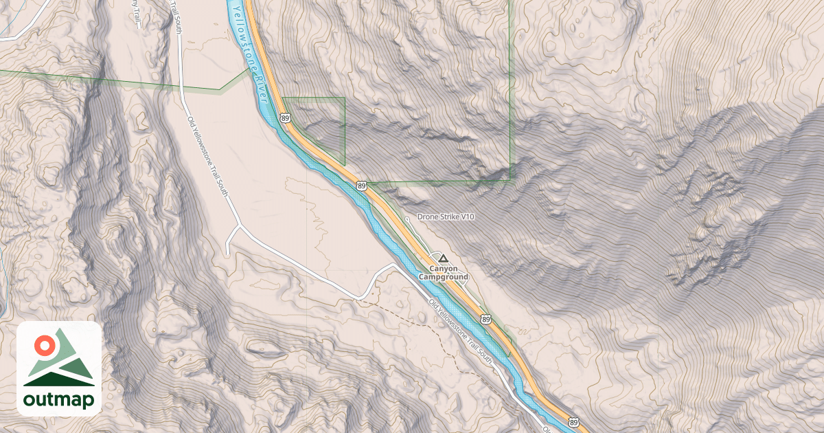 Map of Drone Strike