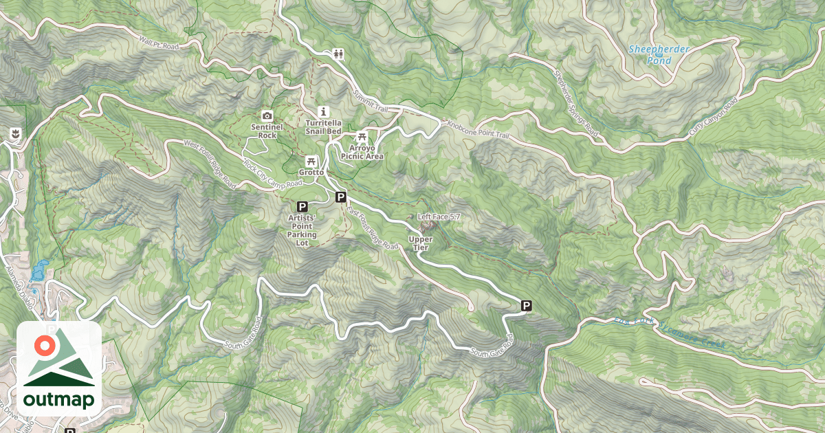 Map of Left Face