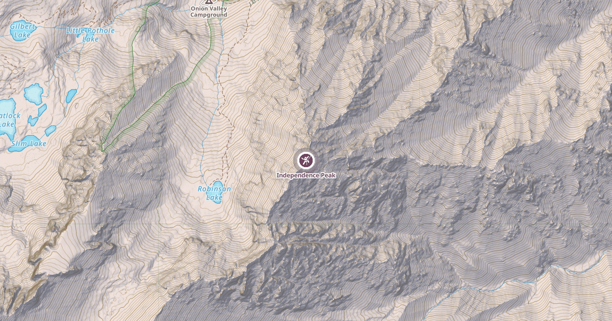 Map preview of Independence Peak