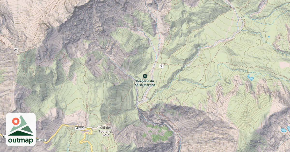 Map of Bergerie du Salso Moreno