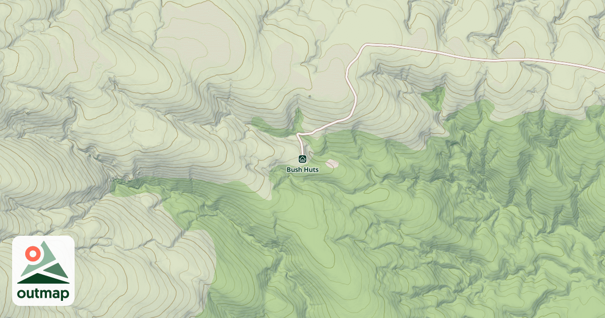 Map of Bush Huts