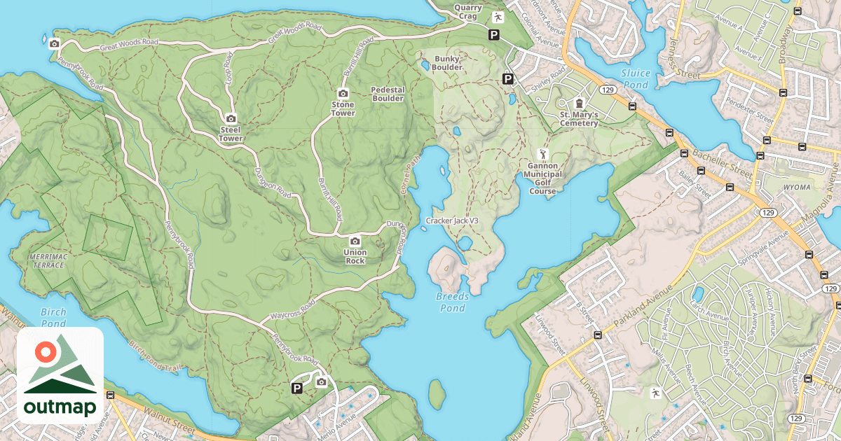 Map of Cracker Jack