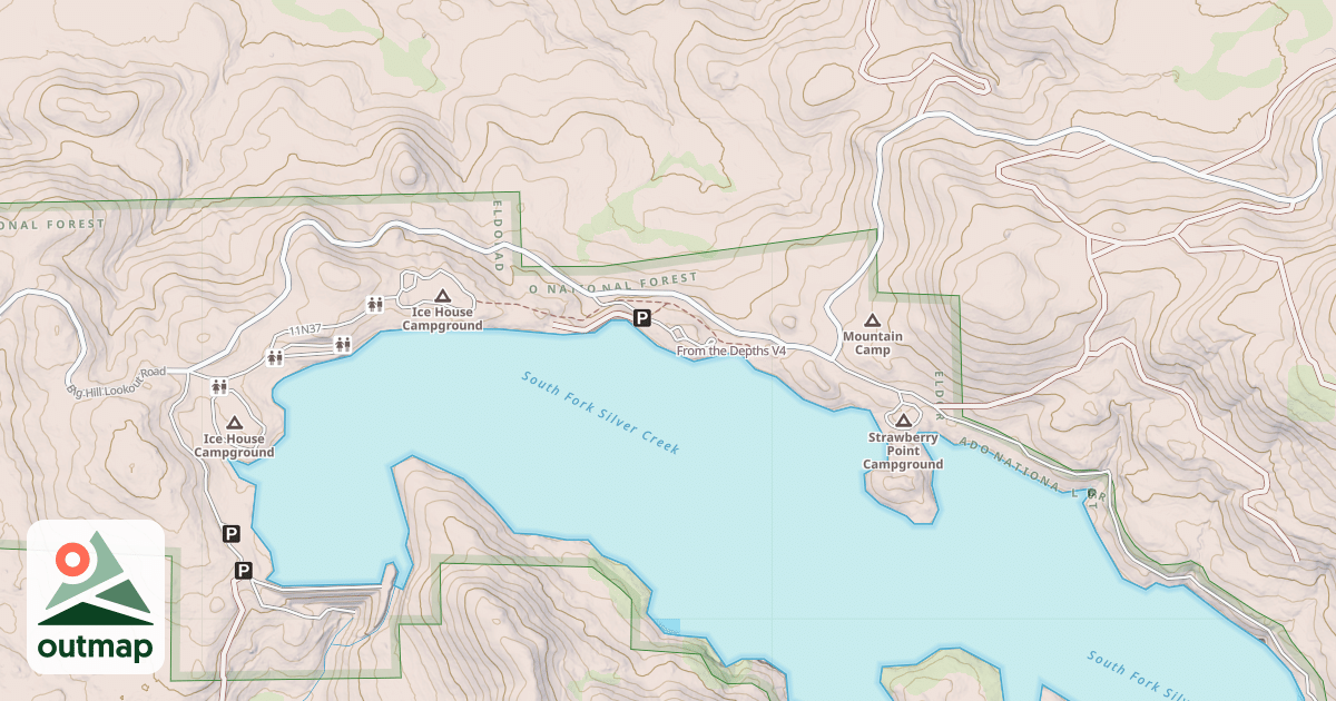 Map of From the Depths