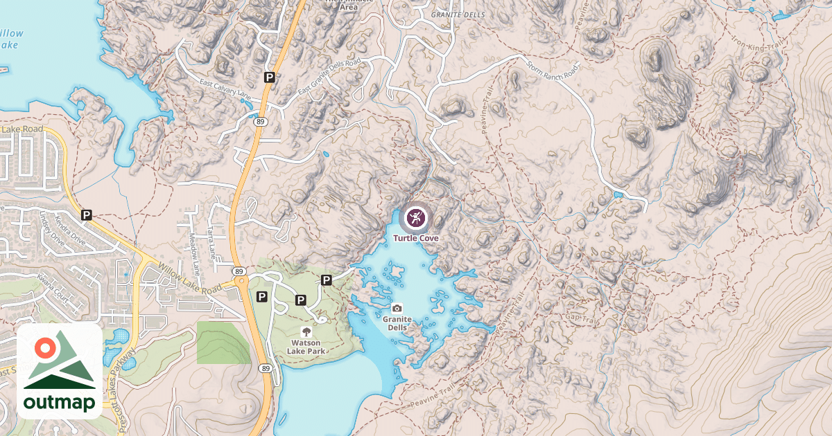 Map of Turtle Cove