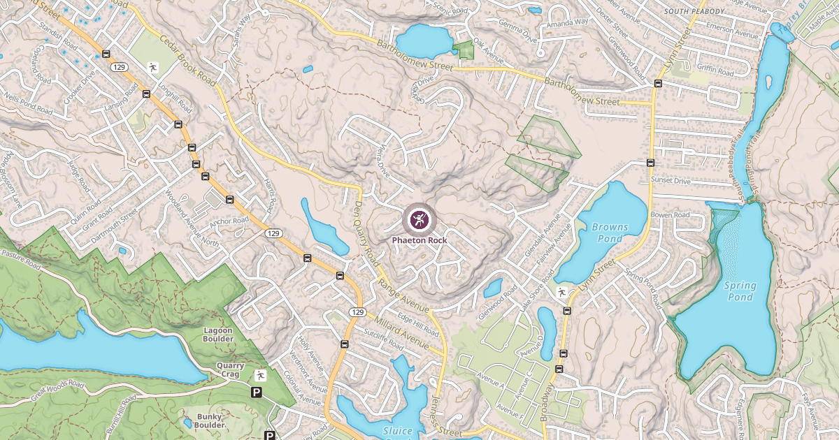 Map preview of Phaeton Rock