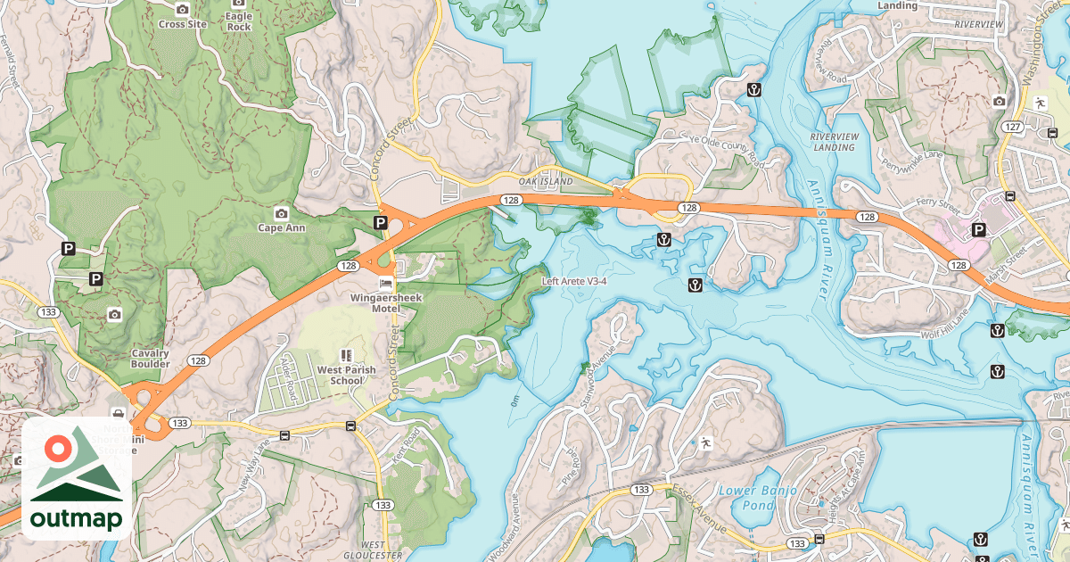 Map of Left Arete