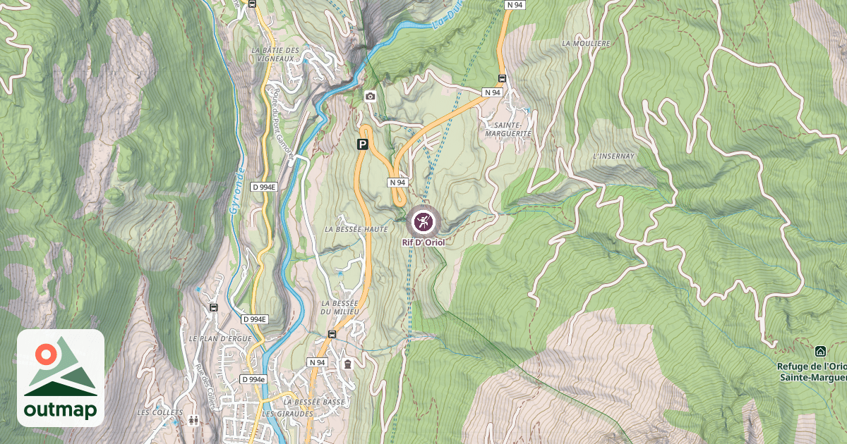 Map of Rif D‘ Oriol