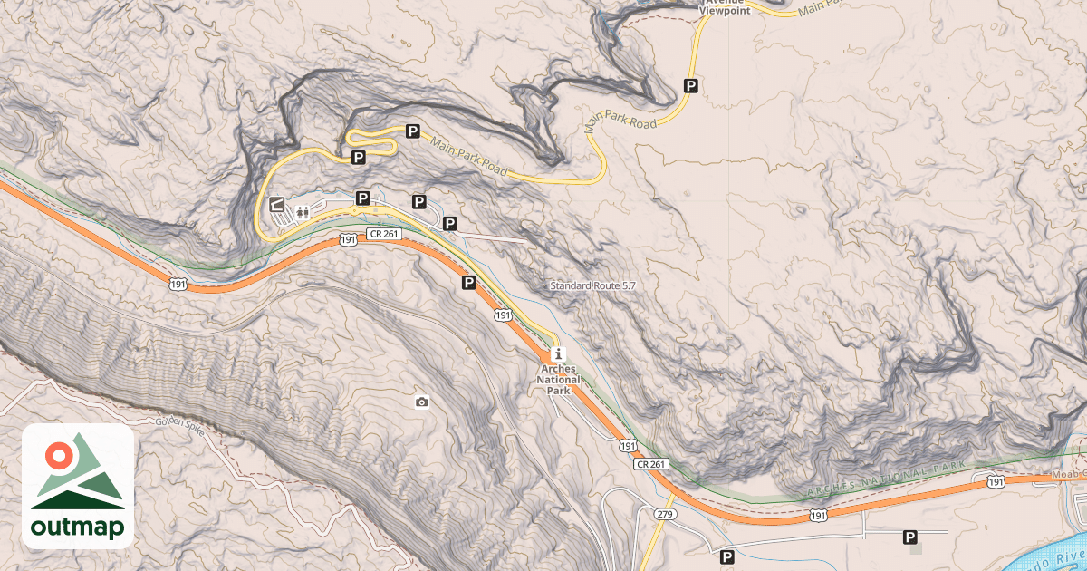Map of Standard Route
