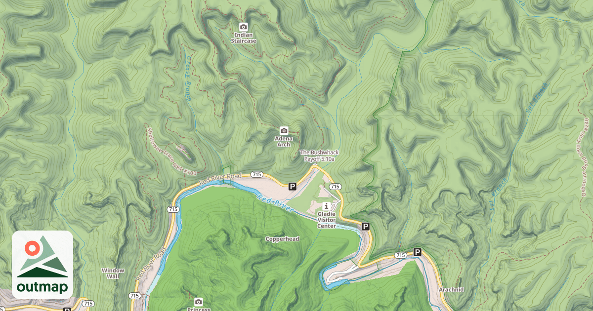Map of The Bushwhack Payoff