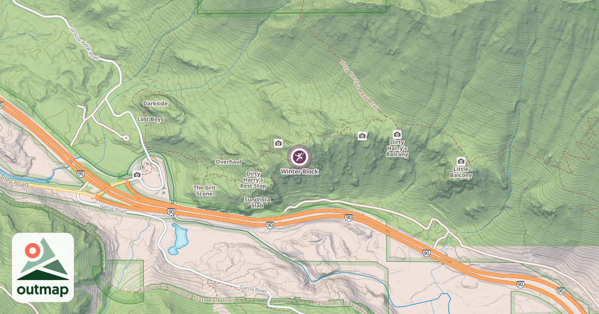 Map of Winter Block