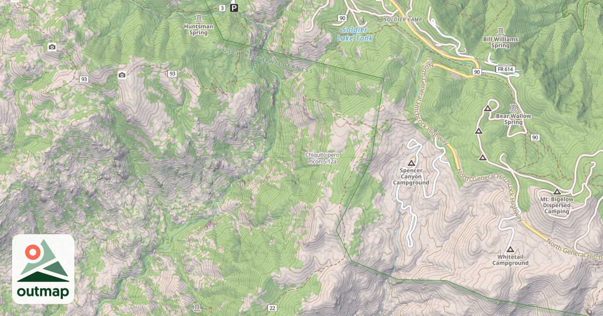 Map of Chiquito pero Picon
