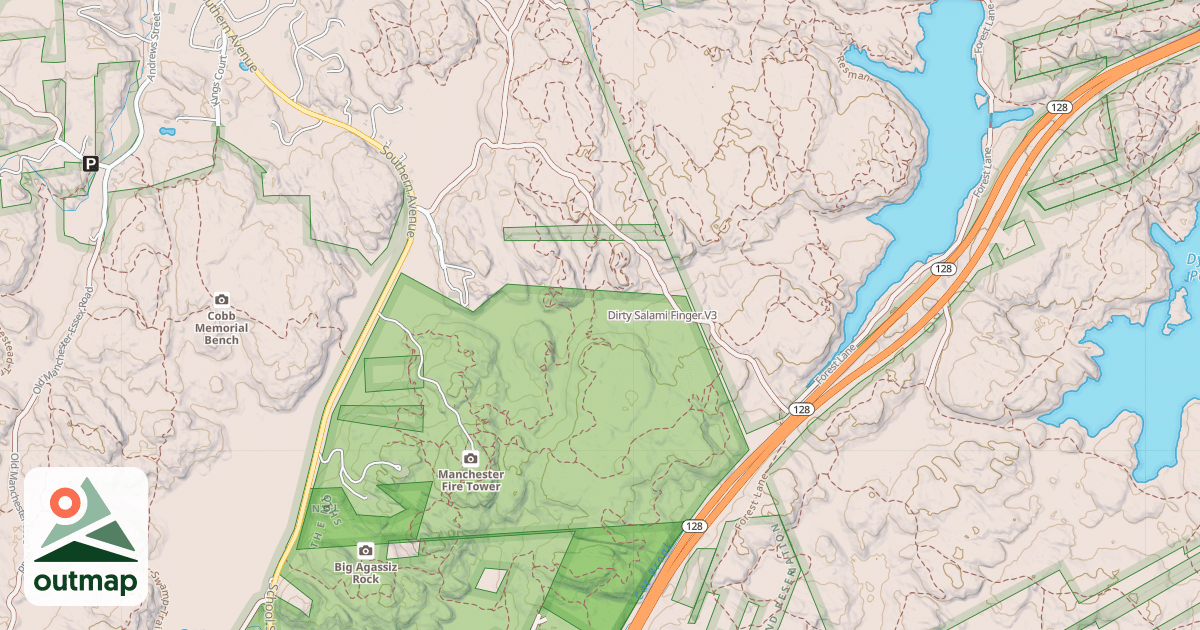 Map of Dirty Salami Finger