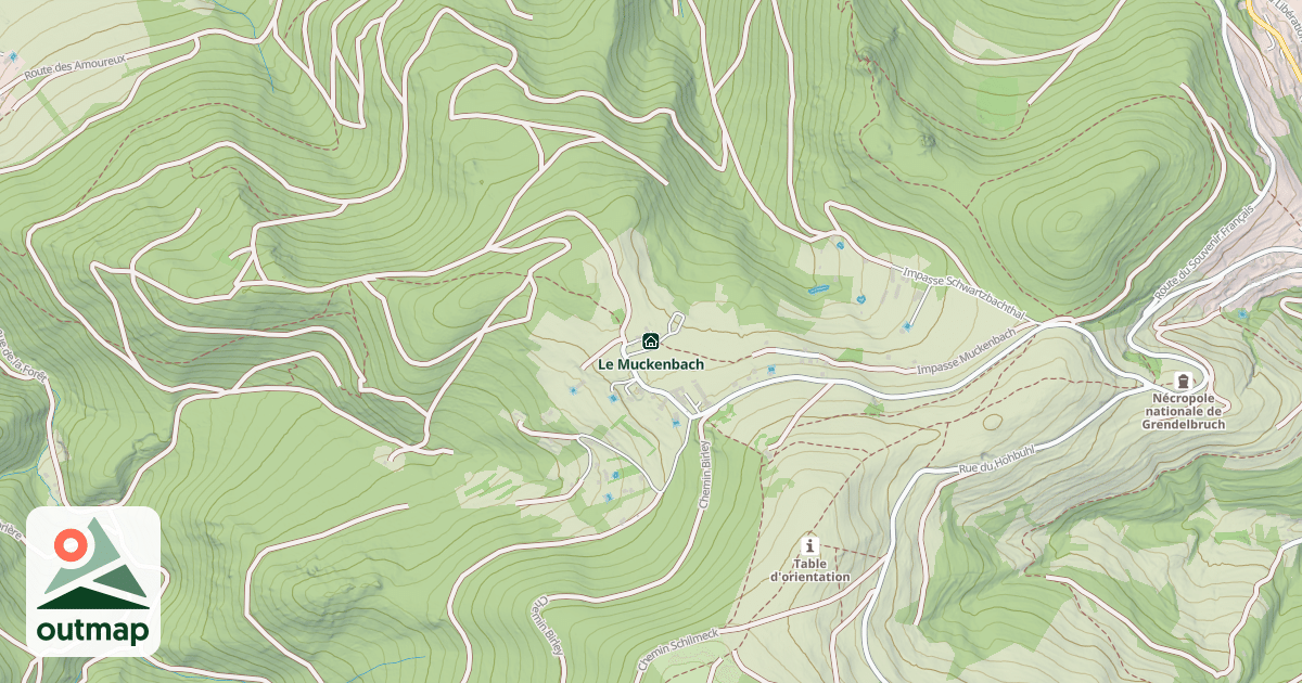 Map of Le Muckenbach